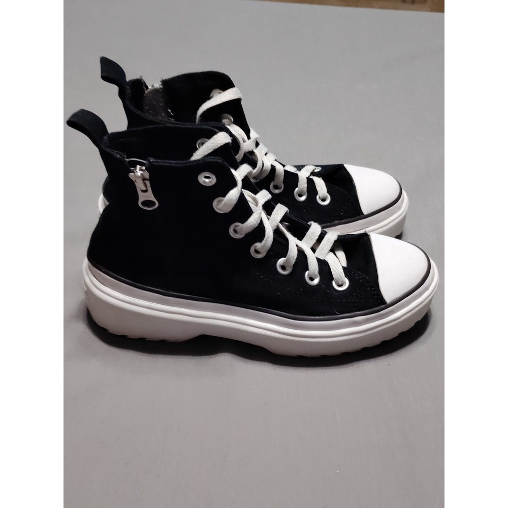 Converse Chuck Taylor Kids 3.5 Lugged Side ZIP All Star High Top Skate‎ Sneakers